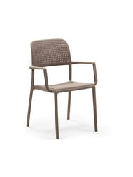 Стул NARDI Bora (58,5x59x86) с подлокотниками, бежевый (тортора)