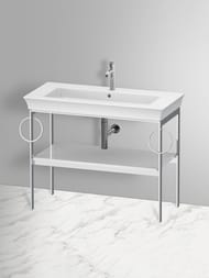 ������� ��� �������� Duravit White Tulip WT4547B8585 984�450�760 ���������, �����, 2 �������������