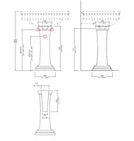 ��������� ��� �������� Devon&Devon Rose IBCOLROSE 650�300 �����