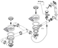 Hansgrohe D17-11 ����-������� � �������. ����������� ��� ��������� ����� � 2�� ������ 43938000