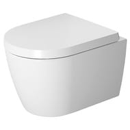 Уценка!Унитаз подвесной DURAVIT ME by Starck 370х480х350 укороченный, безободковый, белый 2530092600