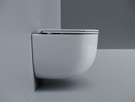 Унитаз подвесной Ceramicanova Voga торнадо 3.0 сиденье микролифт белый CN4012T
