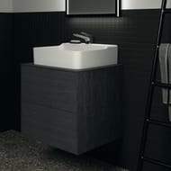 Тумба под раковину Ideal Standard CONCA (600x505x550) 2 ящика, дым дуб, столешница с вырезом T3940Y4 — изображение 4