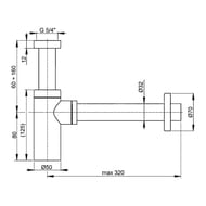 ������! ����� ��� ����������� Alcaplast A400 1 1/4"/32 DESING �����������., ��� �������, �������