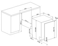 ������������� ������ SMEG STL281DS (598�818�545) ����, 5 ��������, �������� 13 ����.������ STL281DS