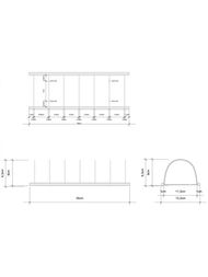 Полотенцедержатель Decor Walther DW 221 ширина 350 мм, цвет: черный матовый 0846860
