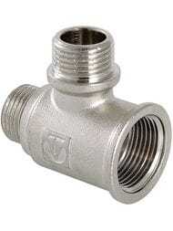 Тройник VALTEC 3/4"х1/2"х1/2" ВНН, лат.никелир, VTr.133.RN.050404 — миниатюра 1