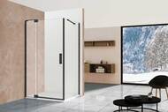 Душевой уголок Vincea Extra 1200x2000x900 VSR-1E111290CLB прямоугольная черный — миниатюра 2