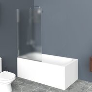 Шторка для ванн BelBagno Uno (850x1500) UNO-V-1-85/150-P-Cr распашная,стекло текстурное/профиль хром