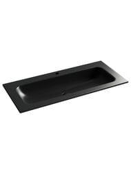 Раковина накладная Ceramicanova Grace 1010х457х137 прямоуг., с отв. под смеситель, черный CN7013MB