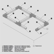 ��������� ������� ������� Maytoni Trinity (�������) TRA005CL-31W-L �����, IP20, �����