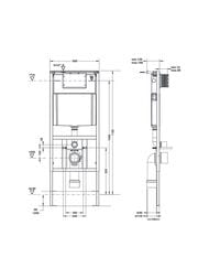 Комплект: Инсталляция Artceram+Унитаз File 2.0 подвесной,турбо смыв, безоб+сиденье микр. 700.101.04