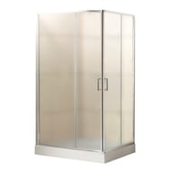 Душевой уголок BelBagno Uno (1200х800х1950) UNO-195-AH-2-120/80-P-Cr прямоугольный,стекло мат/хром