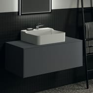 Тумба под раковину Ideal Standard CONCA (1000x505x370) 1 ящ , антрацит, столешница с вырезом T3930Y2
