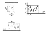 ������ ��������� Vitra Integra Square  545�365�400 ��� �������,�������. ����.,���. ���.7082B003-0075