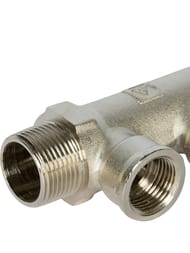 Коллектор VALTEC 1" на 3 выхода 1/2"В никель VTc.550.N.0603 — изображение 6