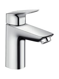 Смеситель Hansgrohe Logis 71104000 LowFlow для умывальника, фиксированный излив, донный клапан — миниатюра 1