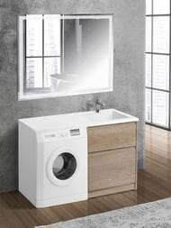 ����� ��� �������� BelBagno KRAFT-LVD (580x478x845) ���������, 2 �����, Rovere Nebrasca Nature KRAFT-LVD-580/1200-2C-PIA-RNN