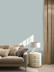Обои виниловые на флизелине Grandeco Atmosphere AT1026  (0,53х10,05) моноколор, мятные (рул.)