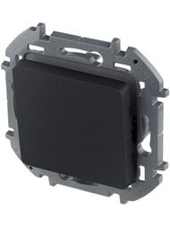 Переключатель LEGRAND INSPIRIA 1-клавишный 10 AX 250 В антрацит 673653