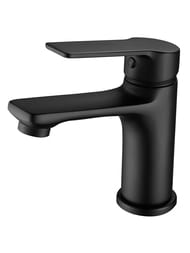 Уценка! Смеситель для умывальника ESKO Singapore black SB 26 однозахватный, без д/к, черный мат
