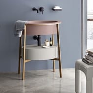 ������� ��� �������� Cielo CATINO OVALE (700�500�830) ��������, ���� Brushed Bronze CASTOBZ