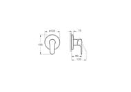 ������������ ��������� ��� ����� VitrA Root Round A4272836EXP ������� ������