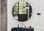 ������� Cielo CATINI (1200�1200�40) �������, � �������� �����, ���� matt black  CASPT NM