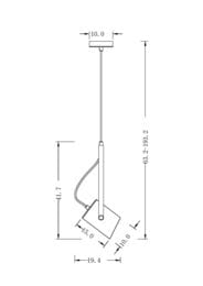 Подвесной светильник Freya Elori (Элори) FR4004PL-01WB, 220/240 V, IP20,черный