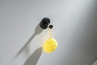 Крючок для ванной Aquatek Оберон AQ4201MB одинарный, цвет: черный матовый