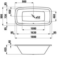 ����� LAUFEN PALOMBA 2.3180.0.000.000.1 (1800�900�600) ���������������