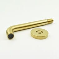 Излив Paini Cox для ванны, 190 мм, настенный, матовое золото 78PJ207CAN19
