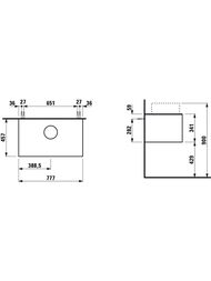 ����� ��� �������� Laufen SONAR (777�457�341) ���������, �����/������ ������ 4.0541.1.034.142.1