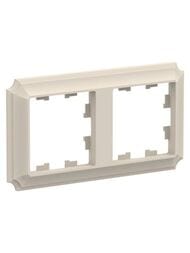 Рамка Systeme Electric ATLASDESIGN Antique 2 поста бежевый ATN100202