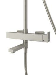 Душевая система CEZARES SLIDER-CVD-IN с настенным смесителем с изливом, сатин