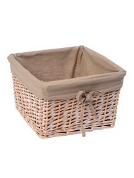 Корзина для ванной комнаты WasserKRAFT Kammel (37х37х22) плетеная, без крышки WB-180-L