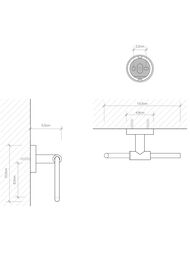 Держатель туалетной бумаги Decor Walther BA TPH3 цвет: черный матовый, 0530160