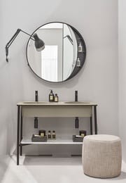 ���������� ���� Cielo CATINI (900�900�120) �������, � �������� �����, matt black CASPCTNM