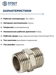 ������� STOUT 1/2"��, ������,  SFT-0004-001212