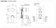 Смеситель для душа Remer Dream D93, хром