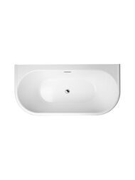 Ванна акриловая BelBagno BB408-1500-800 (1500х800х600) свободностоящая, пристенная, с обвязкой