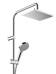 Душевая система Hansgrohe Vernis Shape 26098000 1jet термостат для ванны, EcoSmart, верх/руч.душ, хр — изображение 7