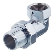 Американка угловая для П/сушила   3/4"-3/4" НВ хром