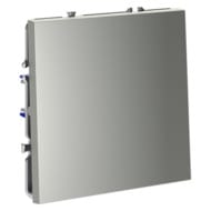 Проходной переключатель одноклавишный Voltum S70 VLS010305, серебро