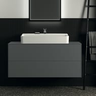 Тумба под раковину Ideal Standard CONCA 1200x505x550 2 ящ внешних, антрацит, стол.с вырезом T3943Y2