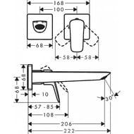 ��������� Hansgrohe Logis ��� �����������, Fine, ���������, ����� 205 ��, ������ ���. 71256670