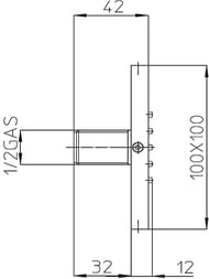 �������� ������� Bossini Cubic Flat ���� I00176.30