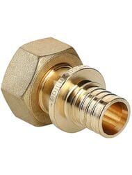 Соединитель VALTEC аксиальный, 16х1/2"В, с накидной гайкой, латунь, VTm.422.BG.001604
