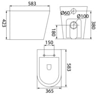 ������ ���������� IDDIS Calipso Rimless (583�365�423) CALRDSEi26 ������������, ������ �������, �����