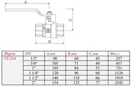 ���� ������� 2"�� VALTEC PERFECT ������ ����� VT.314.N.09